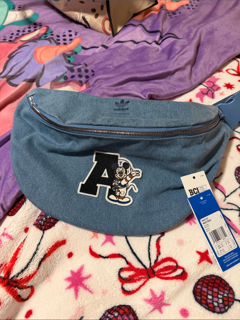 adidas Originals x Disney Mickey Mouse Denim Waistbag Fanny Pack